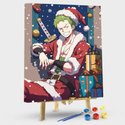 One Piece - Roronoa Zoro - Santa Outfit, Smiling