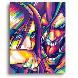 Attack on Titan Pop Art:Eren