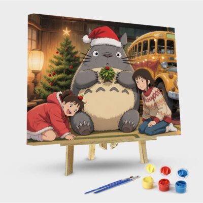 rwdpbn-christmas-016.jpg My Neighbor Totoro - Totoro, Satsuki & Mei - Cozy Indoor Christmas, Decorated Tree
