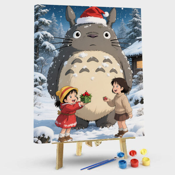 rwdpbn-christmas-017.jpg My Neighbor Totoro - Totoro, Satsuki & Mei - Gift Exchange, Snowy Night