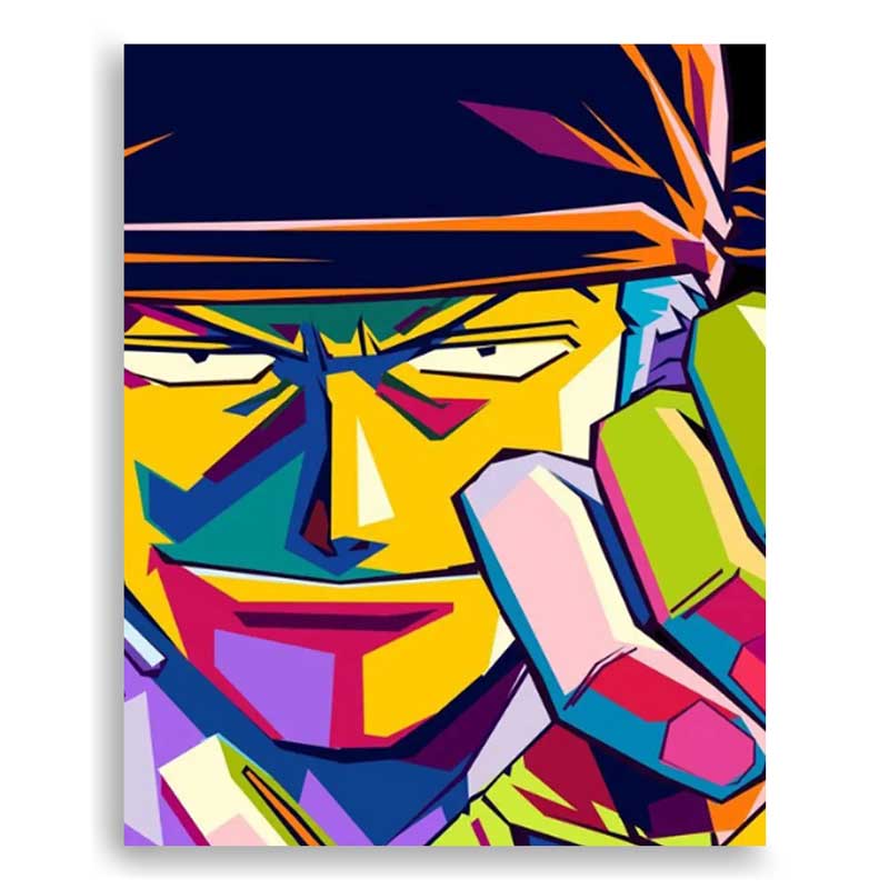 58-03788.jpg One Piece: Zoro Colorful Pop Art